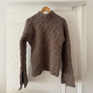 Fendi Brown Knit Sweater